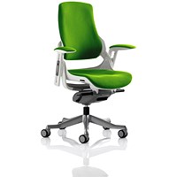 Zure Executive Chair, Height Adjustable Arms, Myrrh Green