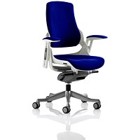 Zure Executive Chair, Height Adjustable Arms, Stevia Blue