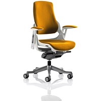 Zure Executive Chair, Height Adjustable Arms, Senna Yellow