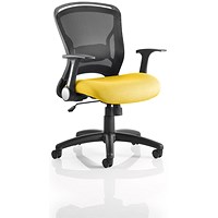 Zeus Task Operator Chair, Mesh Back, Senna Yellow