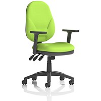 Eclipse Plus XL Operator Chair, Myrrh Green, With Height Adjustable Arms