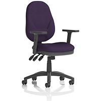Eclipse Plus XL Operator Chair, Height Adjustable Arms, Tansy Purple