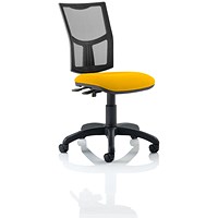 Eclipse 2 Lever Task Operator Chair, Mesh Back, Senna Yellow
