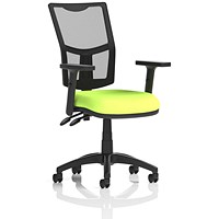 Eclipse Plus II Mesh Back Operator Chair, Myrrh Green, With Height Adjustable Arms