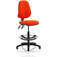 Eclipse Plus II High Rise Operator Chair, Tabasco Orange