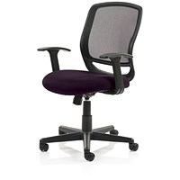 Mave Task Operator Chair, Black Mesh, Tansy Purple