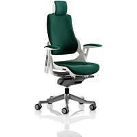 Zure Executive Chair, Headrest, Height Adjustable Arms, Maringa Teal