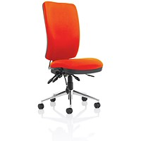 Chiro High Back Operator Chair, Tabasco Orange Chiro High Back Operator Chair, Tabasco Orange