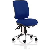 Chiro Medium Back Operator Chair - Stevia Blue