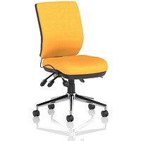 Chiro Medium Back Operator Chair, Senna Yellow