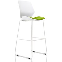 Florence High Stool, Myrrh Green