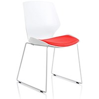 Florence Sled Visitor Chair, Bergamot Cherry