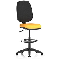 Eclipse Plus I High Rise Black Back Operator Chair, Senna Yellow