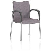 Academy Visitor Chair With Arms, Rivet Fuse