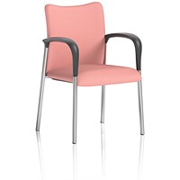 Academy Visitor Chair With Arms, Quest Shrimp