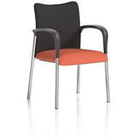 Academy Black Back Visitor Chair With Arms, Quest Crab