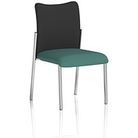 Academy Black Back Visitor Chair, Quest Kelp