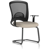 Astro Visitor Cantilever Leg Mesh Chair, Quest Salt
