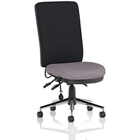 Chiro High Black Back Chair, Rivet Fuse