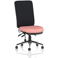 Chiro High Black Back Chair, Quest Shrimp