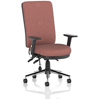 Chiro High Back Chair, Folding Arms, Rivet Forge