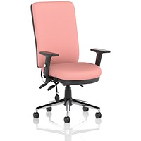 Chiro High Back Chair, Folding Arms, Quest Shrimp