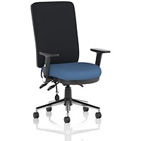 Chiro High Black Back Chair, Folding Arms, Quest Limpet