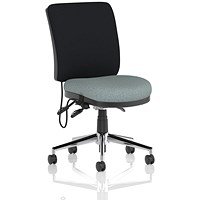 Chiro Medium Black Back Chair, Rivet Tensile