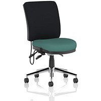 Chiro Medium Black Back Chair, Quest Kelp
