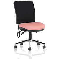 Chiro Medium Black Back Chair, Quest Shrimp