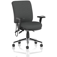Chiro Medium Back Chair, Height Adjustable Arms, Quest Mussel