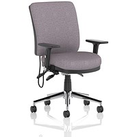 Chiro Medium Back Chair, Folding Arms, Rivet Fuse