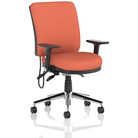 Chiro Medium Back Chair, Folding Arms, Quest Crab