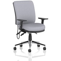 Chiro Medium Back Chair, Folding Arms, Quest Shell