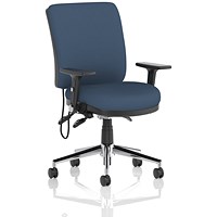 Chiro Medium Back Chair, Folding Arms, Quest Whelk
