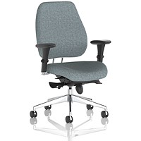Chiro Plus High Back Chair, Height Adjustable Arms, Rivet Tensile
