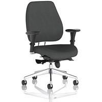 Chiro Plus High Back Chair, Height Adjustable Arms, Quest Mussel