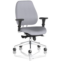 Chiro Plus High Back Chair, Height Adjustable Arms, Quest Shell