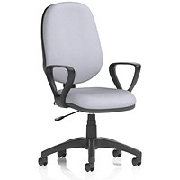 Eclipse Plus I Lever Task Operator Chair, Fixed Height Arms, Quest Shell