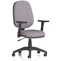Eclipse Plus I Lever Task Operator Chair, Height Adjustable Arms, Rivet Fuse