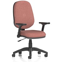 Eclipse Plus I Lever Task Operator Chair, Folding Arms, Rivet Forge