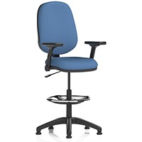 Eclipse Plus I High Rise Operator Chair, Folding Arms, Quest Limpet