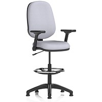 Eclipse Plus I High Rise Operator Chair, Folding Arms, Quest Shell