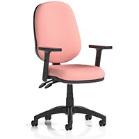 Eclipse Plus II Lever Task Operator Chair, Height Adjustable Arms, Quest Shrimp Eclipse Plus II Lever Task Operator Chair, Height Adjustable Arms, Quest Shrimp