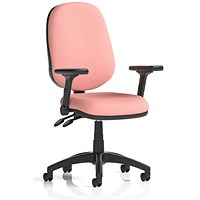 Eclipse Plus II Lever Task Operator Chair, Folding Arms, Quest Shrimp Eclipse Plus II Lever Task Operator Chair, Folding Arms, Quest Shrimp