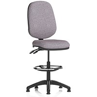 Eclipse Plus II High Rise Operator Chair, Rivet Fuse