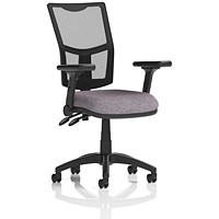 Eclipse Plus II Mesh Back Lever Task Operator Chair, Folding Arms, Rivet Fuse Eclipse Plus II Mesh Back Lever Task Operator Chair, Folding Arms, Rivet Fuse