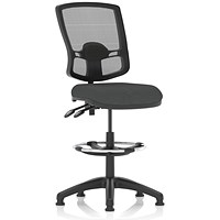 Eclipse Plus II High Rise Deluxe Mesh Back Operator Chair, Seat Quest Mussel