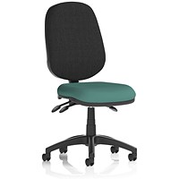 Eclipse Plus III Black Back Lever Task Operator Chair, Quest Kelp