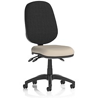 Eclipse Plus III Black Back Lever Task Operator Chair, Quest Salt